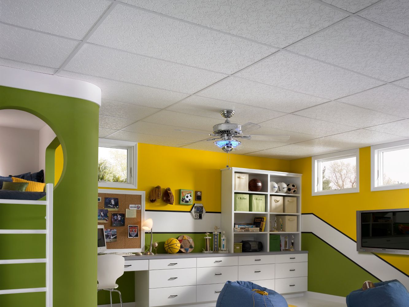 Grenoble HomeStyle Ceilings Textured Paintable 2' x 4' Panel 297 by