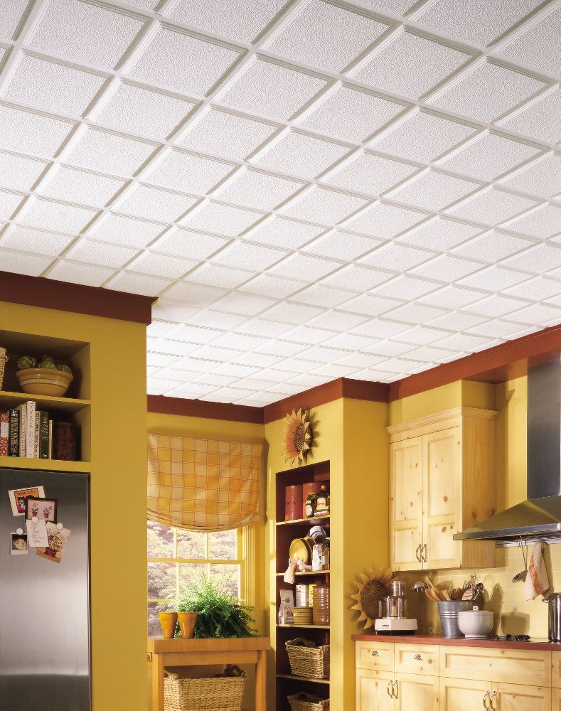 Cascade HomeStyle Ceilings Patterned Paintable 2' x 2' Panel 1270 by