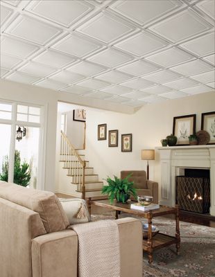 Easy Elegance Easy Elegance Coffered Paintable 2' X 2' Panel 1282BXA By ...